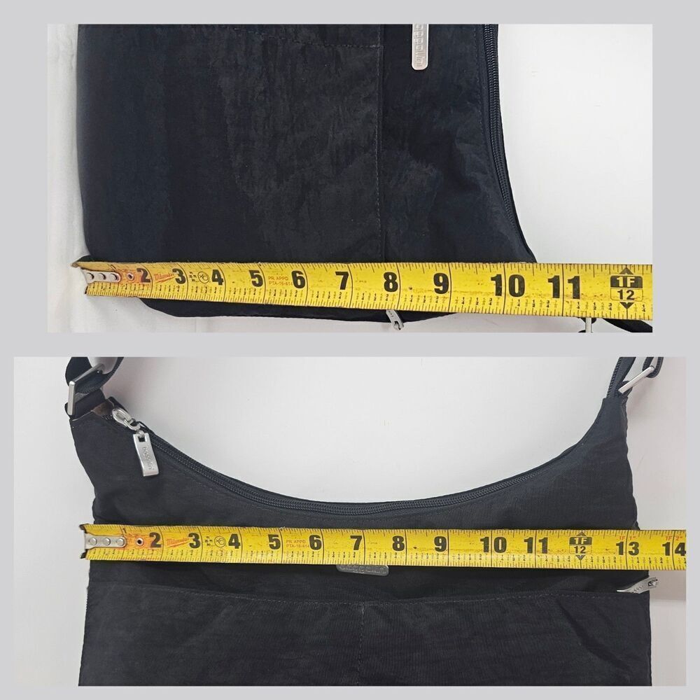 Baggallini Women's Black Nylon Hobo Crossbody Bag with RFID Wristlet Travel NWT - Picture 12 of 16